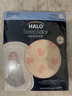 Halo SleepSack Swaddle 100% Cotton Size Small NWT